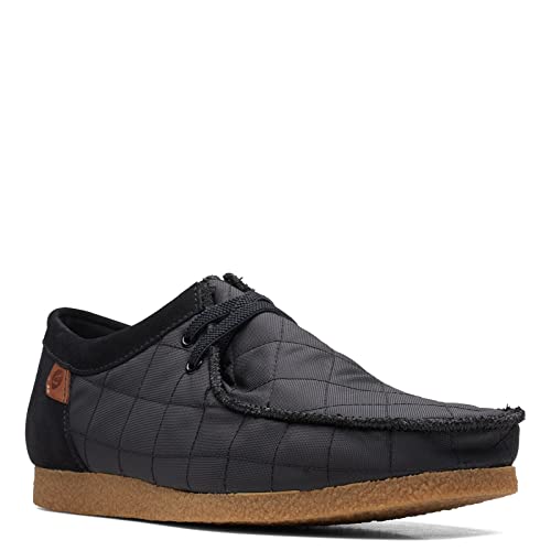 Clarks Herren Shacre II Step Mokassin, Textil schwarz, 42 EU von Clarks