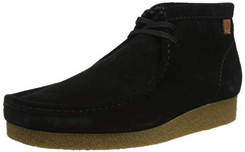 Clarks Herren Shacre Boot Chukka-Stiefel, Schwarzes Wildleder, 47 EU von Clarks