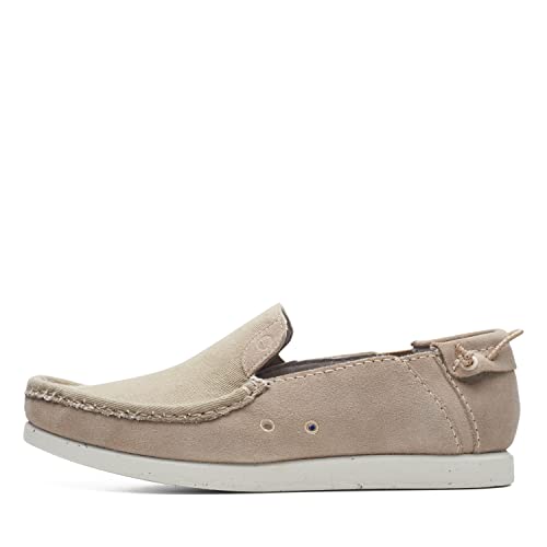 Clarks Herren Shacrelit-Stufe Slipper, Sandfarbenes Wildleder, 47 EU von Clarks