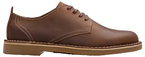 Clarks Herren Shepton Low, Bienenwachsleder, 42.5 EU von Clarks