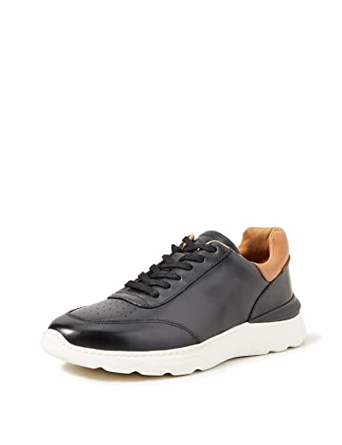 Clarks Herren SprintLiteLace Sneaker, Black Leather,44 EU von Clarks