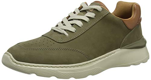 Clarks Herren SprintLiteLace Sneaker, Olive Nubuck,40 EU von Clarks