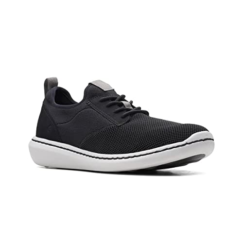 Clarks Herren Step Urban Low Sneaker, Schwarz, 42 EU von Clarks