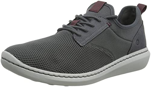 Clarks Herren Step Urban Low Sneaker, Grau, 39.5 EU von Clarks