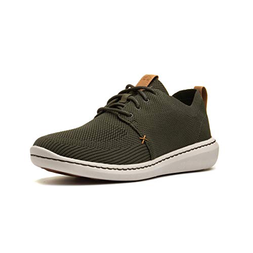 Clarks Herren Step Urban Mix Sneaker, Khaki, 39.5 EU von Clarks