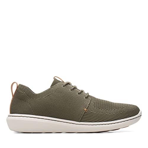 Clarks Herren Step Urban Mix Sneaker, Khaki, 42 EU von Clarks