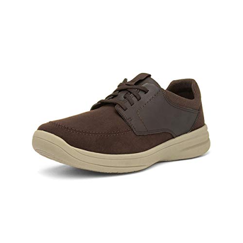 Clarks Herren StepStrollLace Sneaker Niedrig, Braun (Brown), 41 EU von Clarks