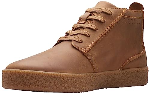 Clarks Herren Streethill Mid Stiefelette, Dark Tan Lea, 47 EU von Clarks