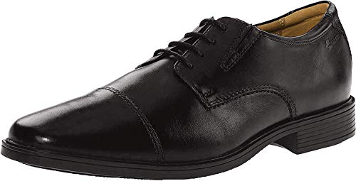 Clarks Herren Tilden Cap Schuhe, Braun Dark Tan Leather, 41.5 EU von Clarks