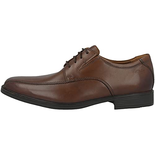 Clarks Herren Tilden Walk Oxford-Schuh, Dunkelbraunes Leder, 40 EU von Clarks