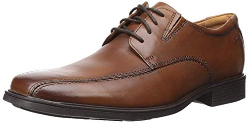 Clarks Herren Tilden Walk Oxford-Schuh Derby, Dunkelbraunes Leder, 45 EU von Clarks
