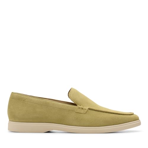 Clarks Herren Torford Easy Mokassin, Sage Suede, 41 EU von Clarks