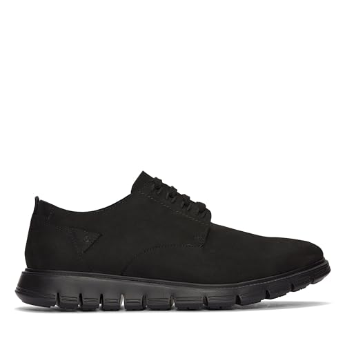 Clarks Herren Trackflex Path Sneaker, Black Nubuck, 41.5 EU von Clarks