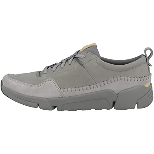 Clarks Herren TriActive Run Sneaker, Grau (Grey Nubuck) von Clarks