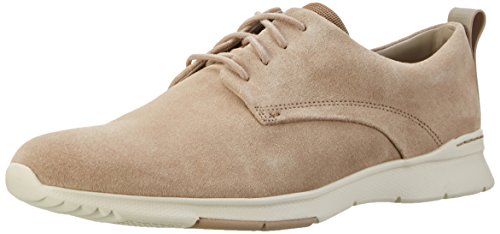 Clarks Herren Tynamo Walk Sneakers, Beige (Sand Suede), 41.5 EU von Clarks