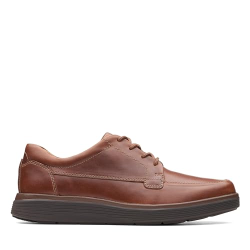 Clarks Herren Un Abode Ease Derbys, Dark Tan Lea, 47 EU von Clarks