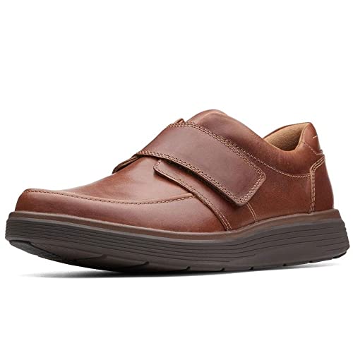 Clarks Herren Un Abode Strap Slipper, Braun Dark Tan Leather, 46 EU von Clarks