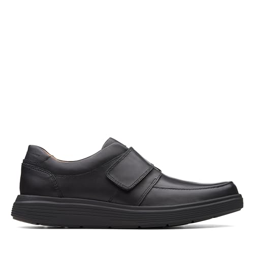 Clarks Herren Un Abode Strap Slipper, Schwarzes Leder, 44 EU Clarks Herren Un Abode Strap Slipper, Schwarzes Leder, 44 EU von Clarks