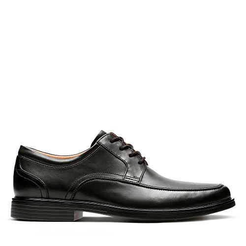 Clarks Herren Un Aldric Park Oxford, Black Leather, 41.5 EU von Clarks