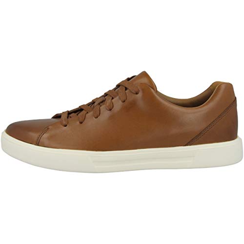 Clarks Herren Un Costa Lace Sneaker, Tan Leder, 47 EU von Clarks