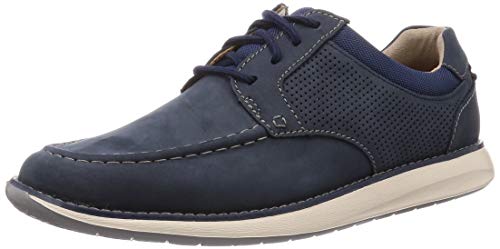 Clarks Herren Un Pilot Tie Sneaker Niedrig, Blau (Navy Nubuck), 41.5 EU von Clarks