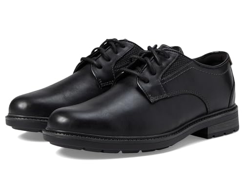 Clarks Herren Un Shire Low Oxford, Schwarz Leder, 44 EU Weit von Clarks