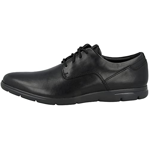 Clarks Herren Vennor Walk Derby, Schwarzes Leder, 39.5 EU von Clarks