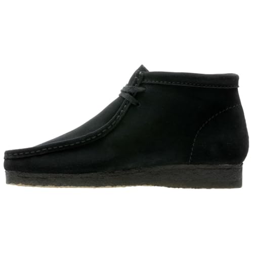 Clarks Herren Wallabee Boot Derby, Schwarz, 47 EU von Clarks Originals