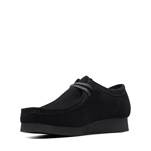 CLARKS Herren Wallabee Evo Shoes, Black SDE, 41.5 EU von CLARKS