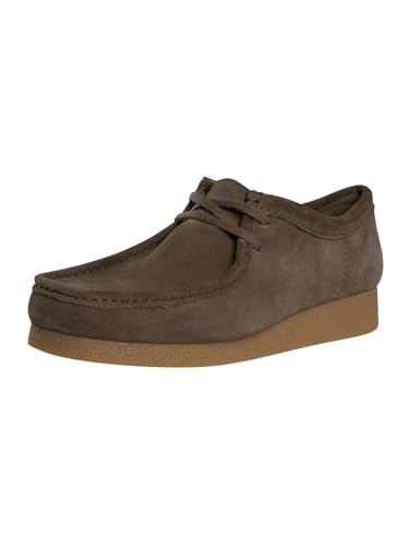 Clarks Herren Wallabeeevo Derby, Dark Olive SDE, 45 EU von Clarks