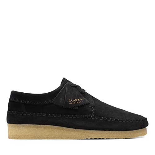 Clarks - - Herren Weaver Schuh, Kolorit Black Suede, Größe: 40 EU von Clarks