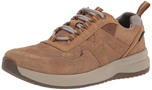 Clarks Herren Wellman Trail Ap Wasserdichtes Oxford, Dark Sand Kombi wasserdicht, 45 EU Weit von Clarks