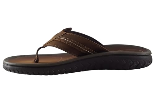 Clarks Herren Wesley Sun Flipflop, Beeswax Leather, 41 EU von Clarks