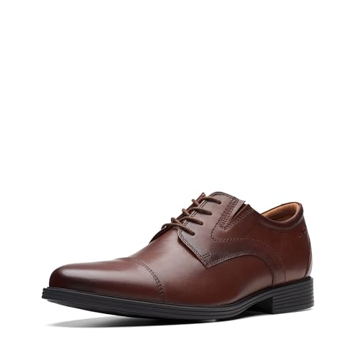 Clarks Herren Whiddon Cap Oxford, Mahagoni, Leder, 42 EU Clarks Herren Whiddon Cap Oxford, Mahagoni, Leder, 42 EU von Clarks