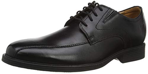 Clarks Herren Whiddon Pace Sneaker Black Leather von Clarks