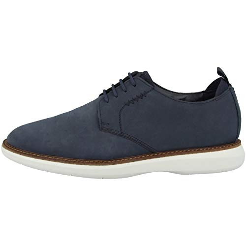 Clarks Herren brantin Low Sneaker, Blau, 42.5 EU von Clarks