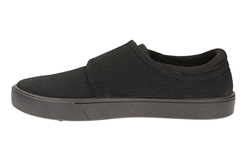 Clarks Hopper Run Kid, Unisex-Kinder, Schwarz Black Fabric, von Clarks