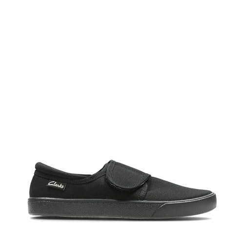 Clarks Hopper Run Uniform-Schuh, Black Fabric, 31 EU von Clarks