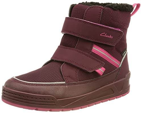 Clarks Jump K Schneestiefel, Berry, 30 EU von Clarks