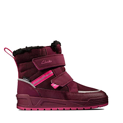 Clarks Jump K Schneestiefel, Berry, 32 EU von Clarks