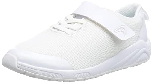 Clarks Jungen Aeon Pace Sneaker, Weiß, 24 EU Weit von Clarks