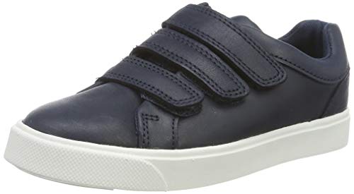 Clarks Jungen City OasisLo K Sneaker, Blau (Navy Navy), 29 EU von Clarks