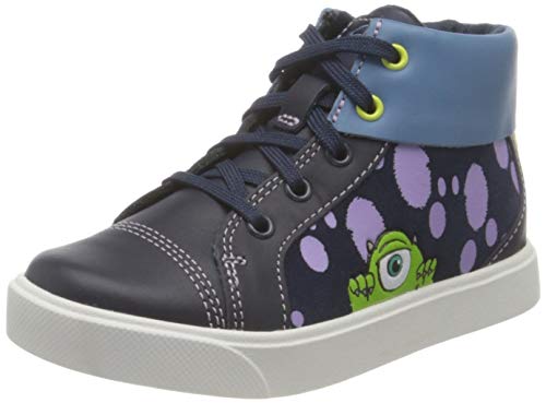 Clarks Jungen City Scare T Sneaker, Navy Combi Leather,24 EU Clarks Jungen City Scare T Sneaker, Navy Combi Leather,24 EU von Clarks