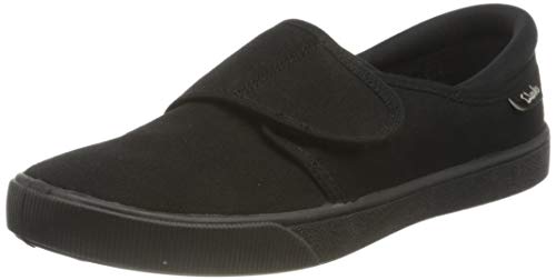 Clarks Unisex Kinder Hopper Run Uniform-Schuh, Black Fabric, 37 EU von Clarks