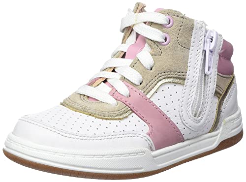 Clarks Jungen Mädchen Fawn Peak T Sneaker, Pinkes Leder, 20 EU von Clarks