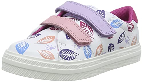 Clarks Jungen Nova Early T Sneaker, White Combi, 20.5 EU von Clarks