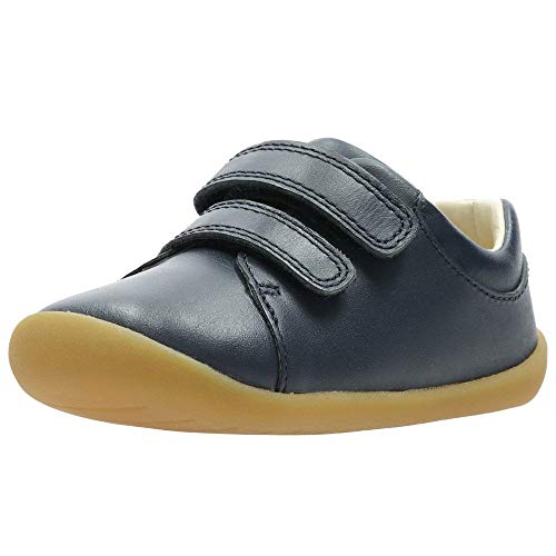 Clarks Baby - Jungen Roamer Craft T Sneaker, Navig Leder, 18 EU von Clarks