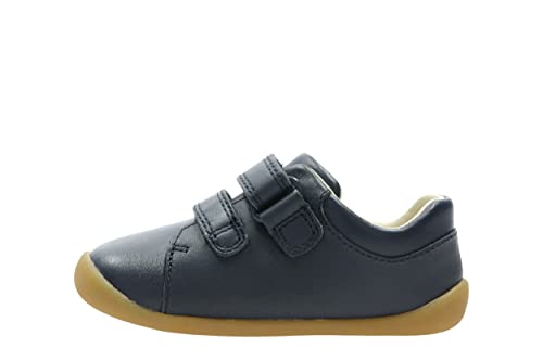 Clarks Jungen Roamer Craft T Sneaker Niedrig, Blau (Navy Leather), 20.5 EU von Clarks