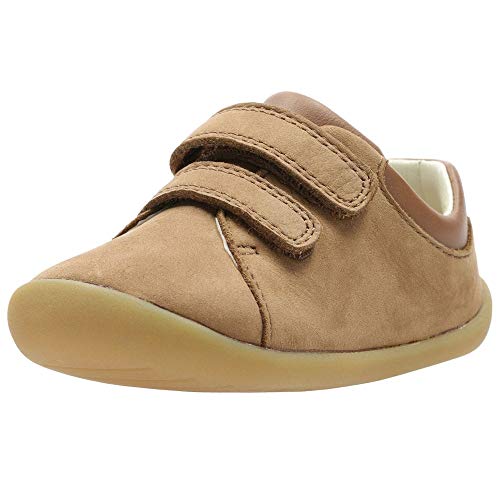 Clarks Jungen Roamer Craft T Sneaker Niedrig, Braun (Tan Leather), 20 EU von Clarks