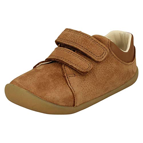 Clarks Jungen Roamer Craft T_Sneaker Niedrig, Braun (Tan Leather), 22 EU von Clarks